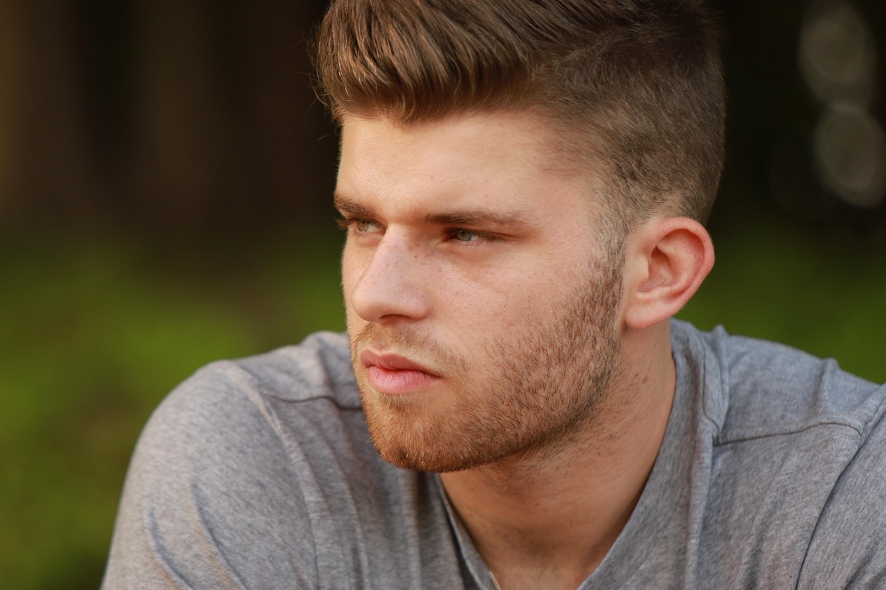 man, young, portrait, park, beard, haircut, brown park, haircut, haircut, haircut, haircut, haircut